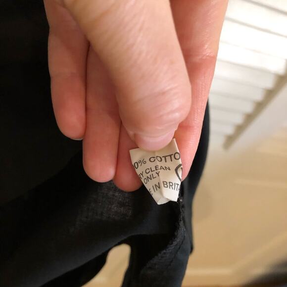 Ann Louise Roswald Black Cottagecore Blouse - Picture 4 of 6